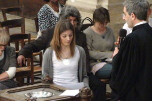 Le baptême d'une adulte - Photo SHP