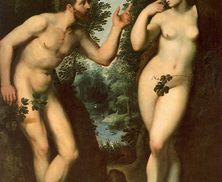 Peinture de Rubens : Adam et Eve vont manger le fruit défendu - wikicommons