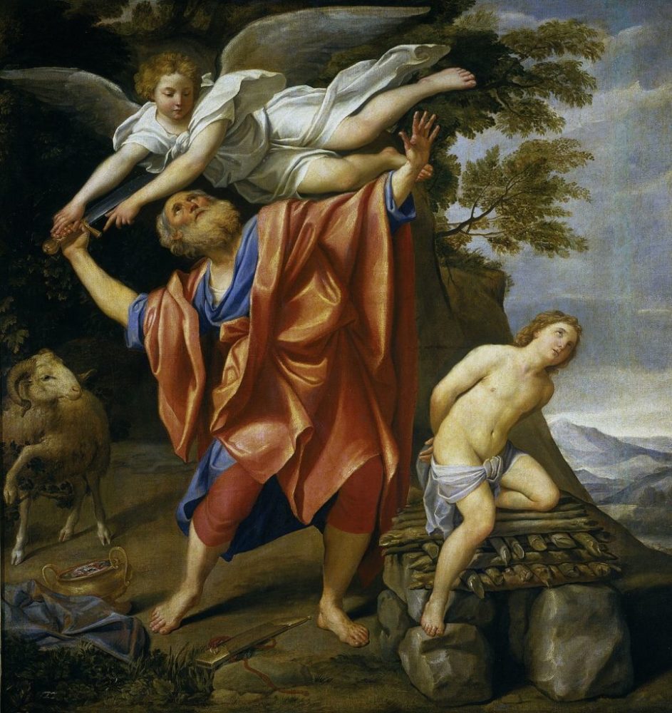 Abraham acceptant de sacrifier son fils (Genèse 22)
