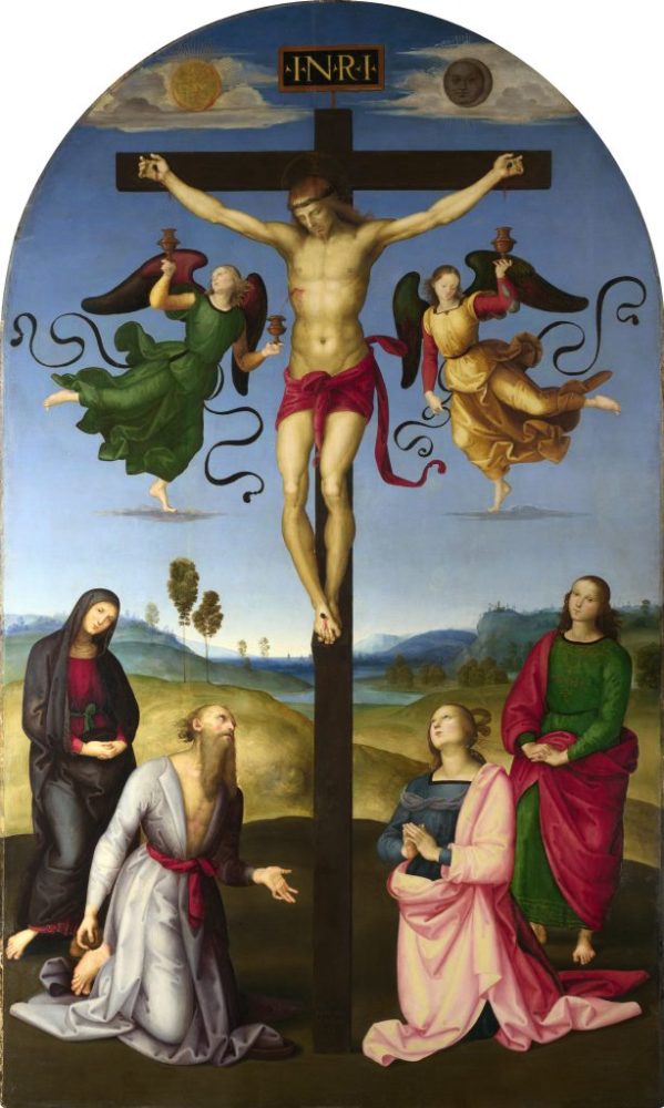 Crucifixion peinte par Raphaël en 1503 - National Gallery de Londres