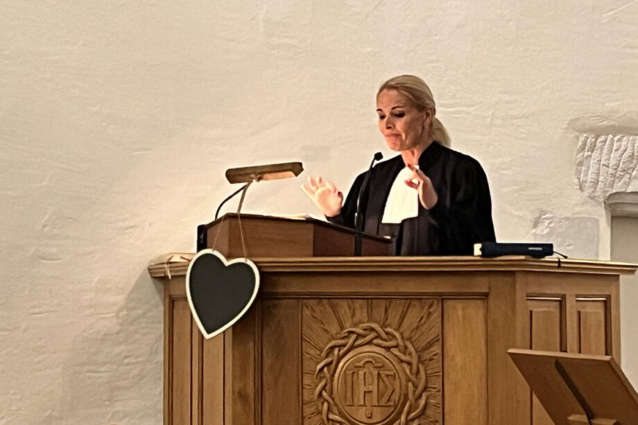 Pasteure Vanessa Trüb, Eglise Protestante de Genève - photo DR.