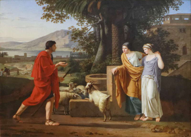 Louis Gauffier : Jacob venant trouver les filles de Laban (1787, Musée du Louvre)