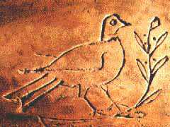 image chrétienne des premiers siècles : colombe