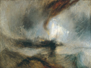 Turner : tempête de neige en mer (1842) wikicommons - Tate Britain - Londres