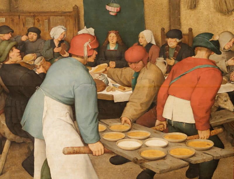 Pieter Brueghel - Extrait du banquet de noces