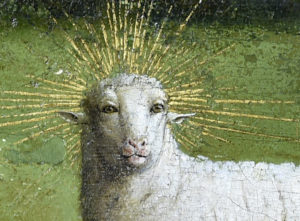 Retable de Van Eyck : l'agneau mystique