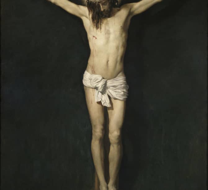Christ crucifié (peinture de Vélasquez vers 1632)