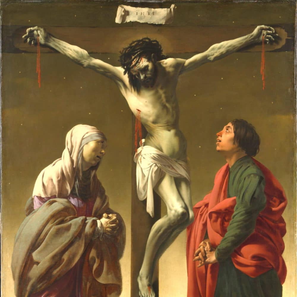 La Crucifixion avec la Vierge et saint Jean ,v. 1624–1625 Hendrick ter Brugghen, Hollandais, 1588–1629