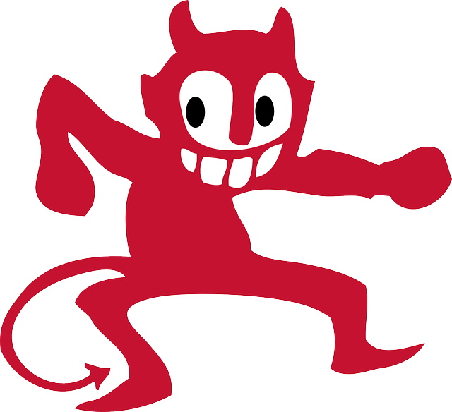 un dessin rigolo de petit diable méchant - Image parClker-Free-Vector-Images de Pixabay