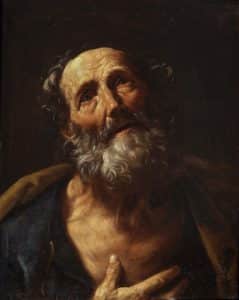 Saint Pierre pénitent par Guido Reni vers1600