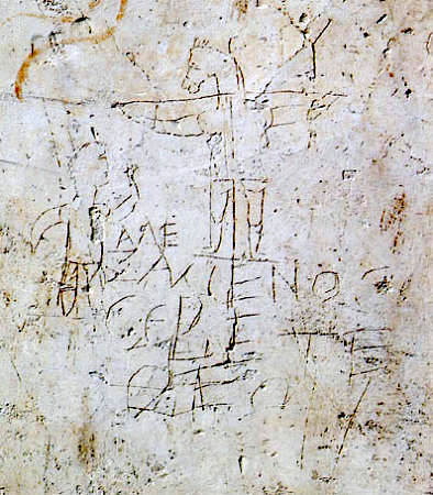 graffiti d'Alaxamenos - wikicommons