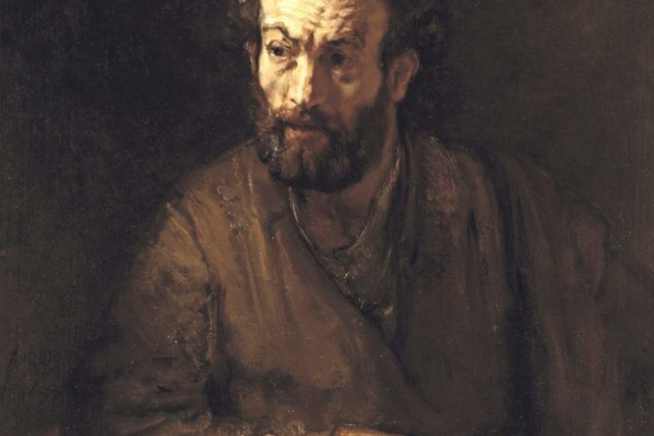 Peinture de Rembrandt représentant un apôtre - Fichier Wikicommons
