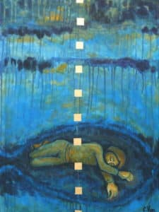 « Fragilité » © Peinture de Corinne Vonaesch