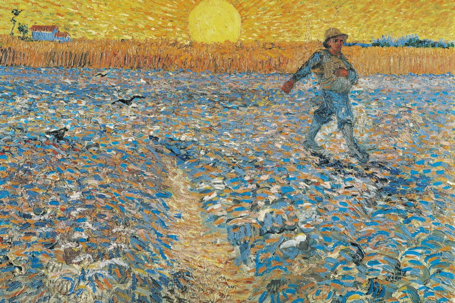 Van-Gogh - Semeur au coucher du soleil - Kröller-Müller Museum