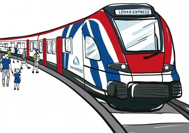 Logo du Léman Express, à propos de son inauguration - CFF SNCF