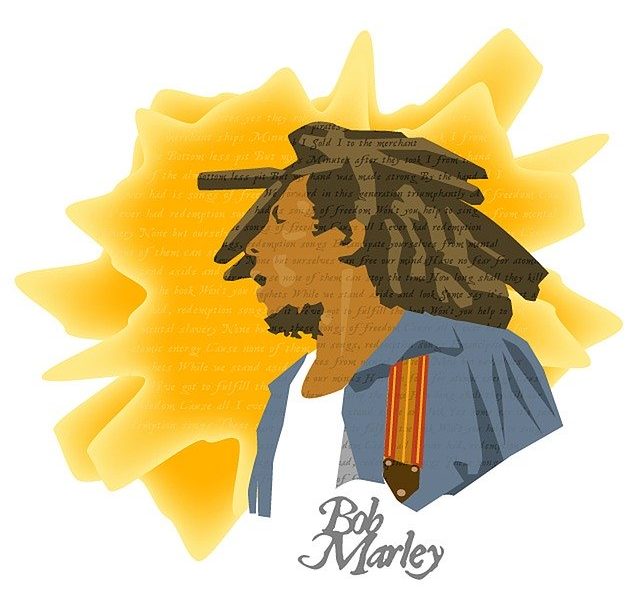 dessin représetant Bob Marley - Image par David Englund de Pixabay