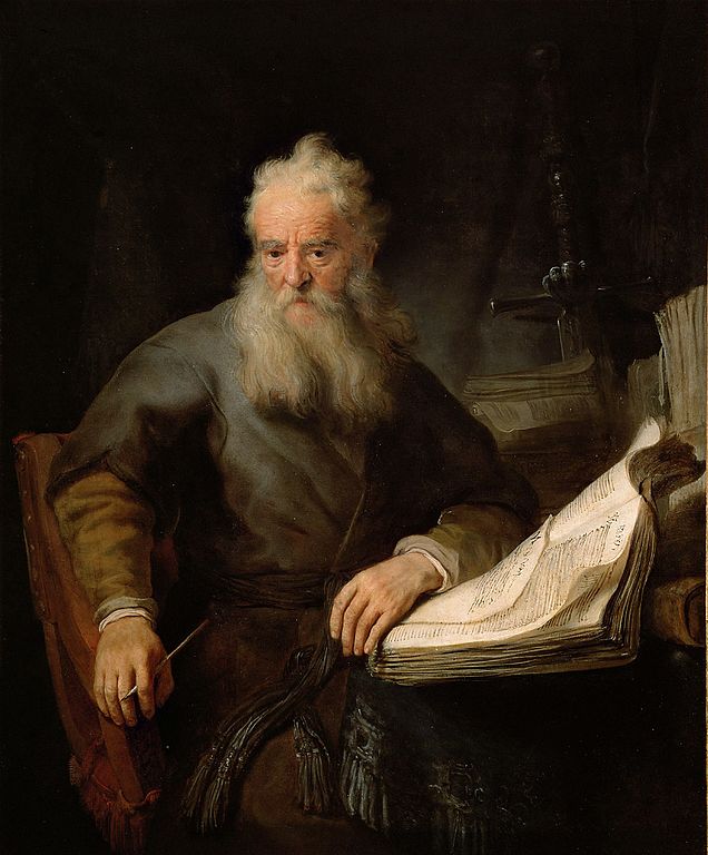 L'apôtre Paul, peinture de Rembrandt - Kunsthistorisches Museum