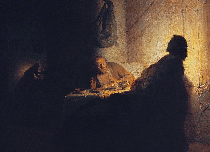 Rembrandt - Les pèlerins d