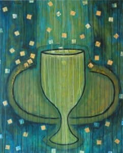 peinture de Corinne Vonaesch « La Cène» © c-vonaesch.ch