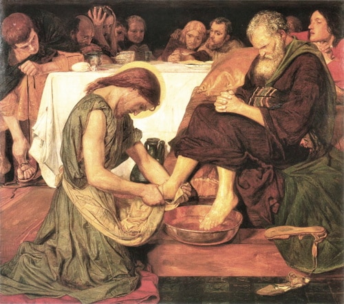 Le Christ lavant les pieds de Pierre; FordBrown ; 1852-56 (Tate Collections)
