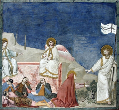 Résurrection du Christ-noli me tangere - Giotto scrovegni