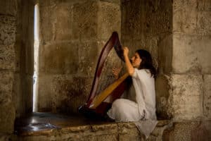 illustration - Image: 'The harpist at Jaffa Gate, Jerusalem' by Flavio~ https://creativecommons.org/licenses/by-nc/2.0/ http://www.flickr.com/photos/37873897@N06/21533396600