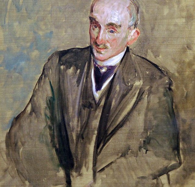 portrait de Henri Bergson peint par Jacques Emile Blanche en 1911 Rouen. Photo par jean louis mazieres