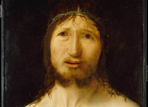 extrait du tableau de Antonello da Messina - Christ couronné d’épines - The Friedsam Collection, Bequest of Michael Friedsam, 1931