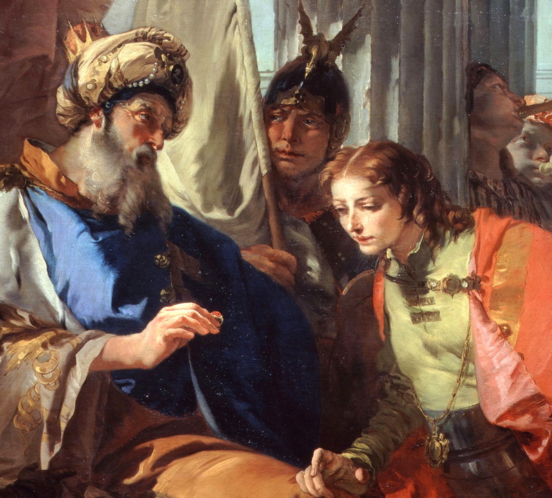 Joseph recevant l'anneau et un habit de Pharaon - Tiepolo