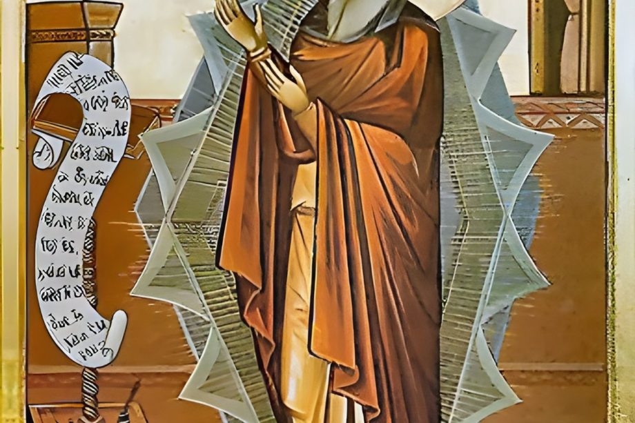 icône ancienne de Syméon le nouveau théologien
