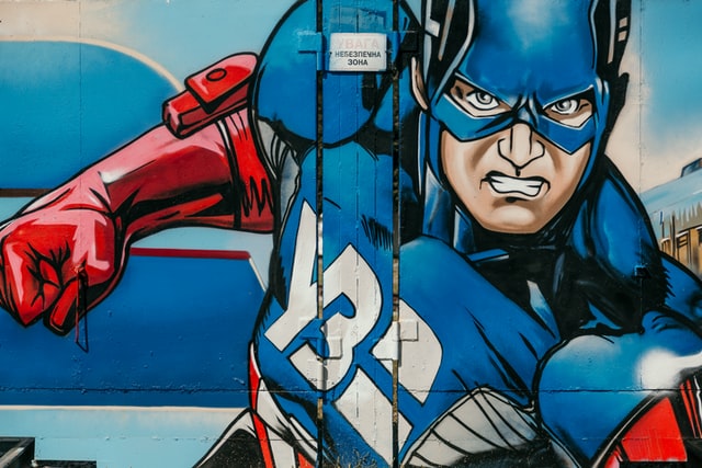 street art : un super héros peint sur un mur - Photo by Марьян Блан | @marjanblan on Unsplash