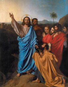 Jésus remettant à saint Pierre les clés du Paradis Ingres, 1820 Montauban, musée Ingres