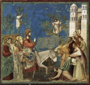 Giotto - Jésus sur un âne
