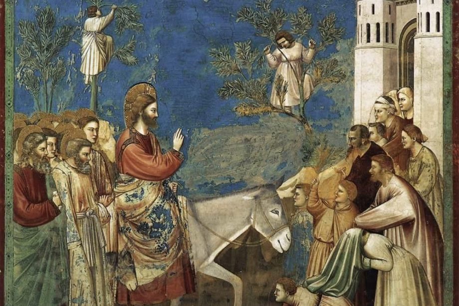 Giotto - Jésus sur un âne