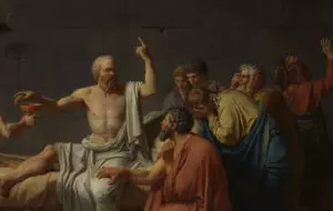 Socrate représenté par Jacques-Louis David (1787)