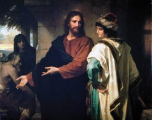 Le Christ et le jeune homme riche, 1889, Heinrich Hofmann