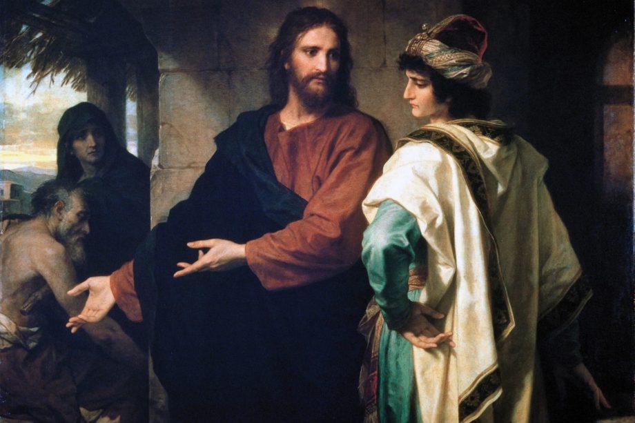 Le Christ et le jeune homme riche, 1889, Heinrich Hofmann