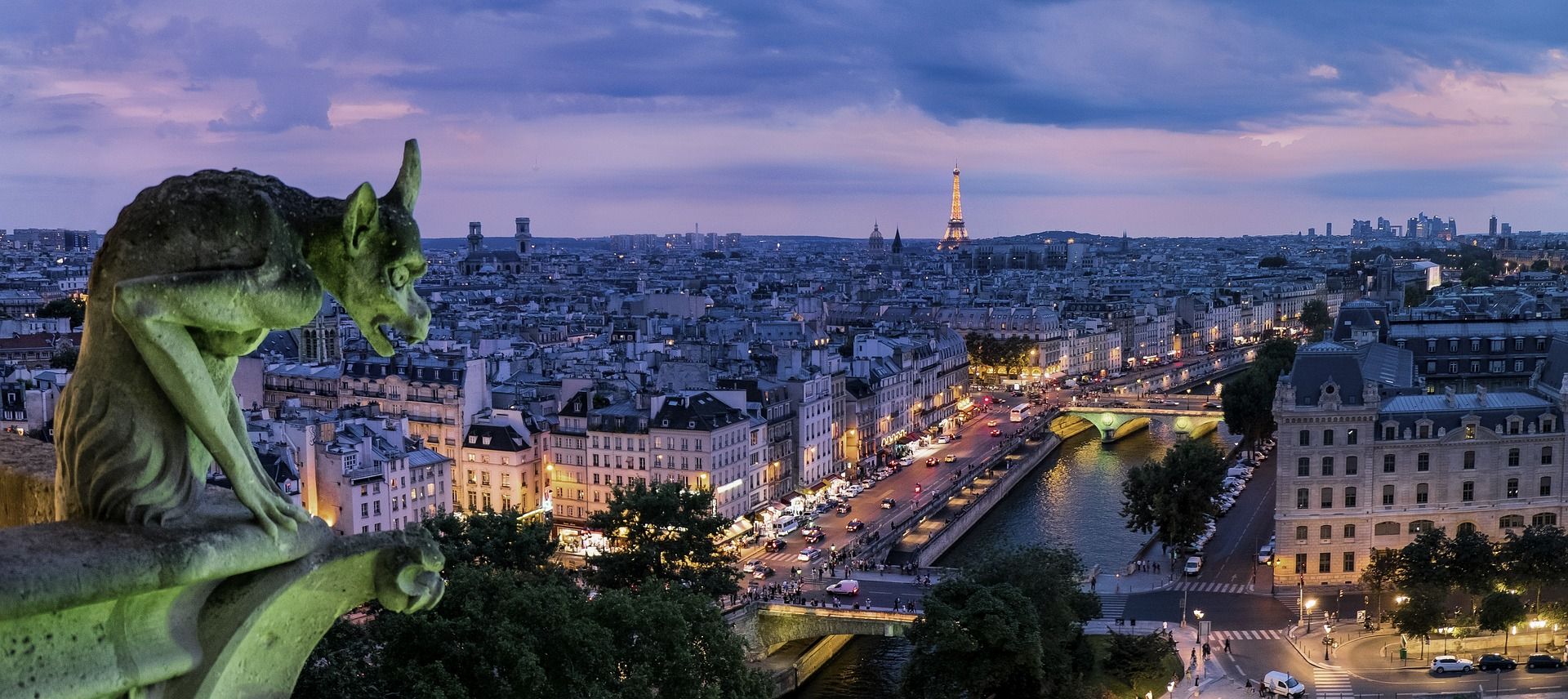 La ville de Paris - Image par Pexels de https://pixabay.com/fr/photos/paris-gargouille-la-france-1852928/