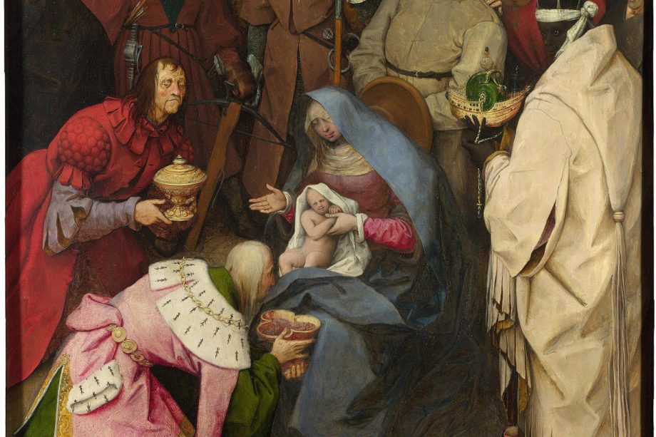 Les mages apportent leurs trésors au Christ - Brueghels
