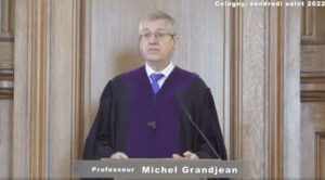 Michel Grandjean, le 15 avril 2022