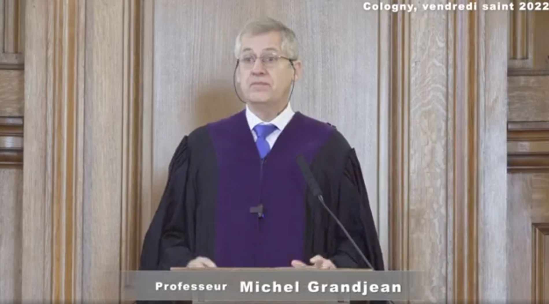 Michel Grandjean, le 15 avril 2022