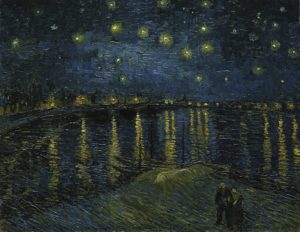 Vincent van Gogh, Nuit étoilée sur le Rhône (1888, Musée d'Orsay)