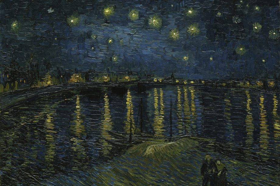 Vincent van Gogh, Nuit étoilée sur le Rhône (1888, Musée d'Orsay)