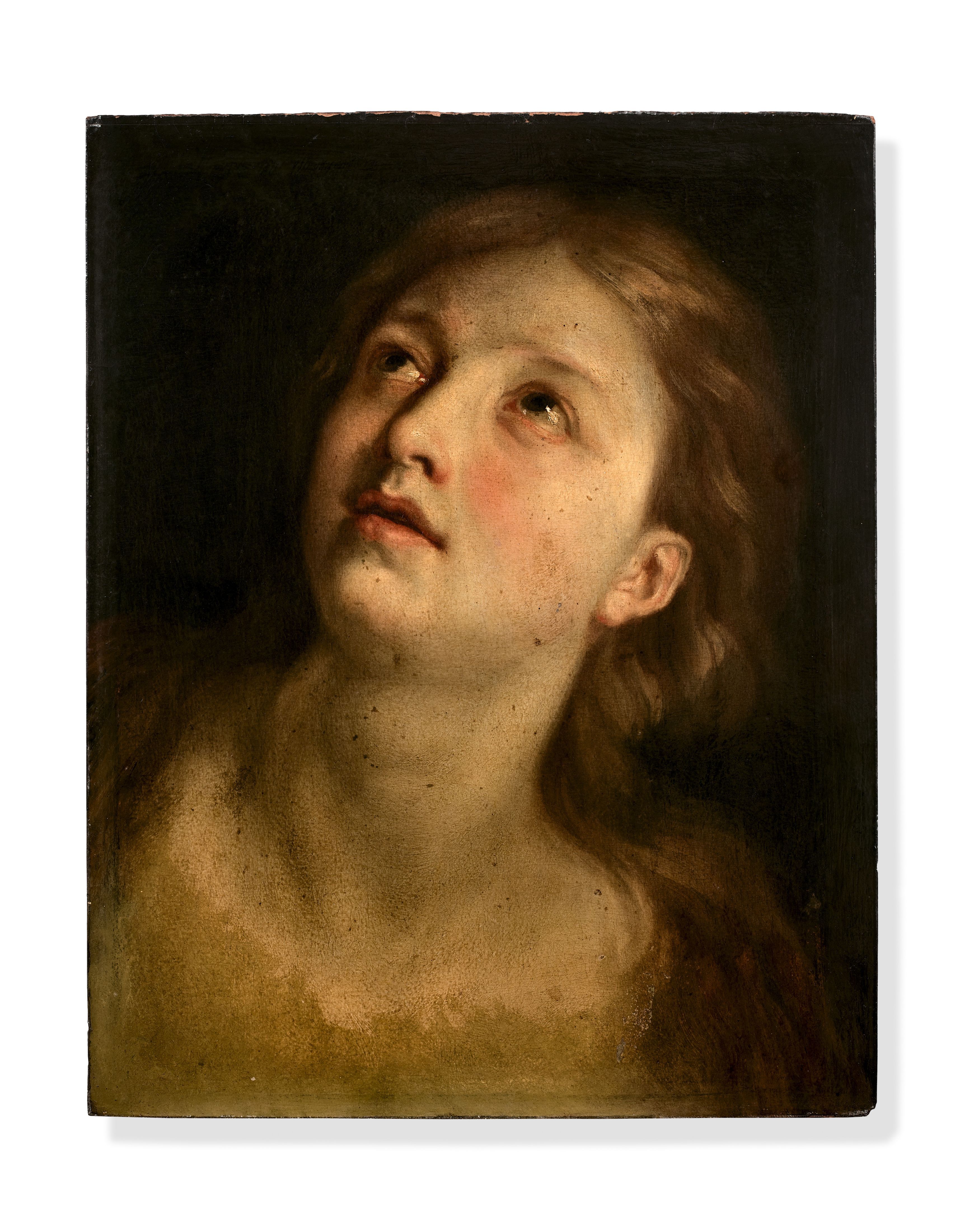 visage de Marie-Madeleine - Anton Raphaël Mengs, XVIIIe, collection privée