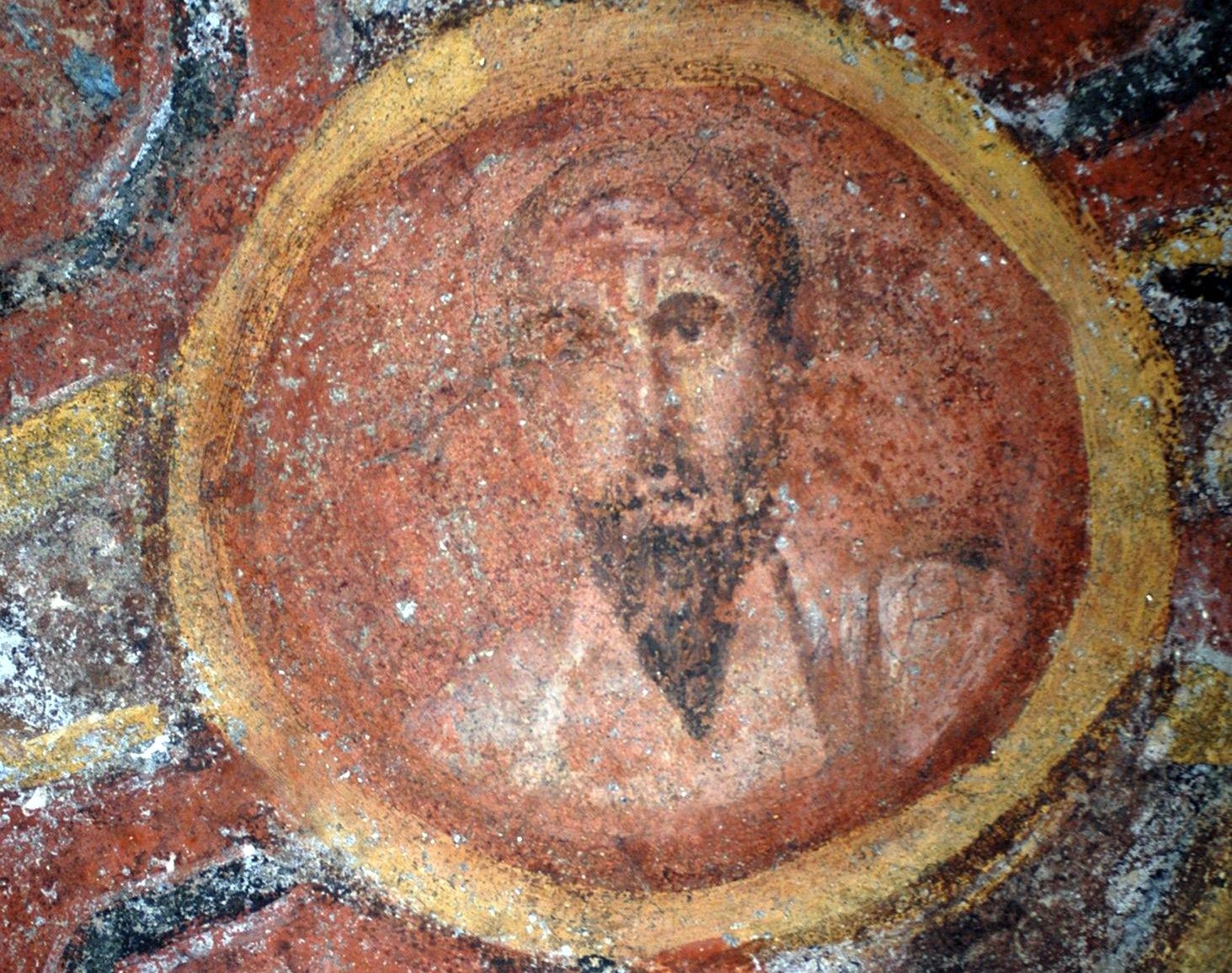Portrait de Paul - catacombes Sainte Thècle à Rome