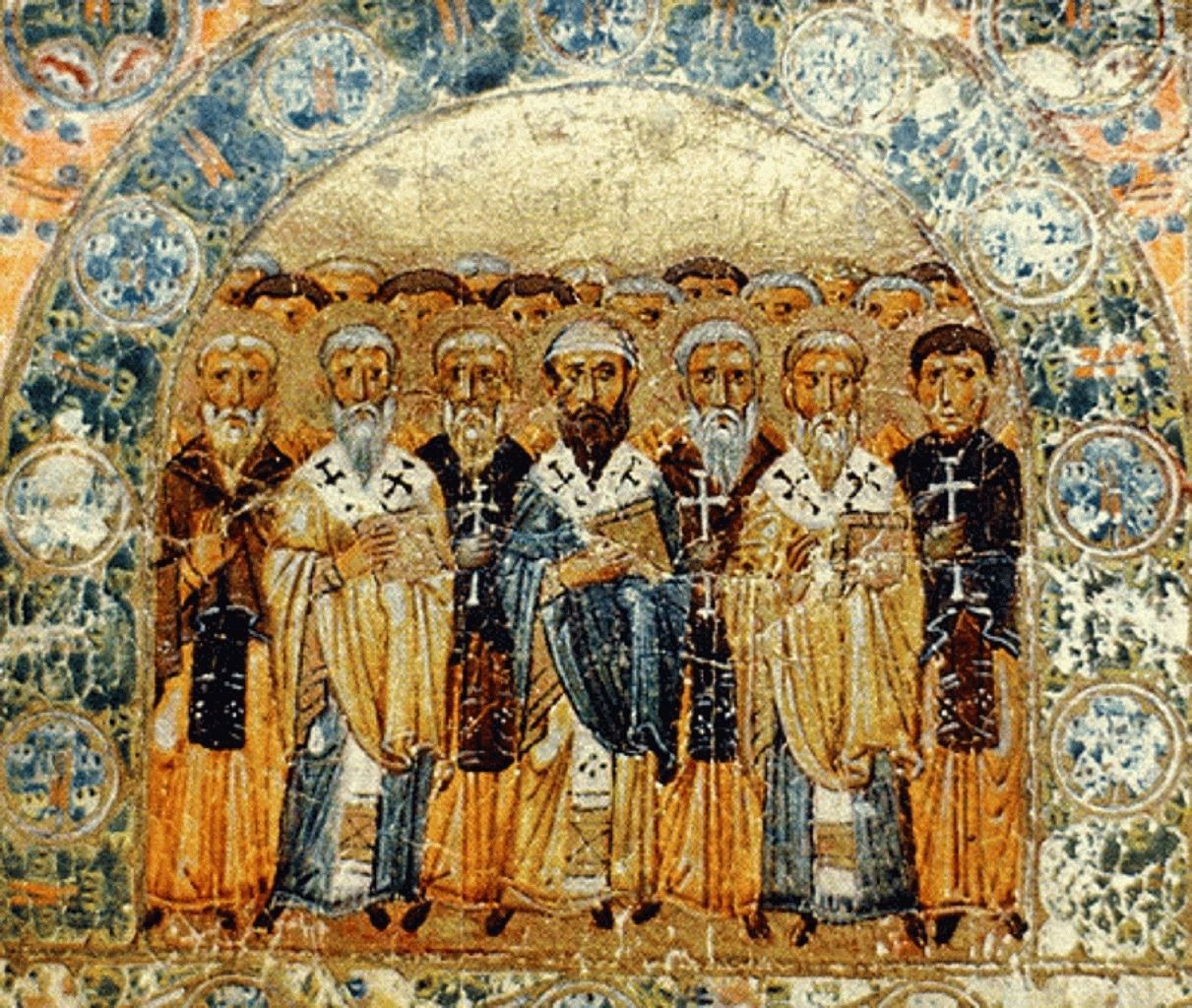 a miniature from Svyatoslav's Miscellany (1076) - wikicommons.