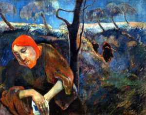 Gaugin - Christ au jardin des oliviers (1889) - Museum of Art, West Palm Beach, Florida
