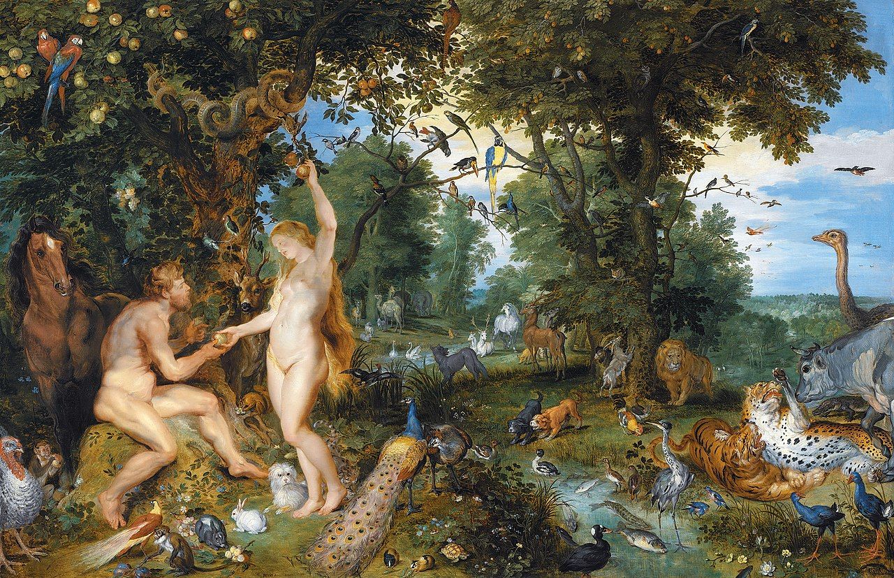 extrait de Jan Brueghel et Pierre Paul Rubens. La chute de l’homme (v. 1615) - Cabinet Royal de Peintures Mauritshuis, La Haye