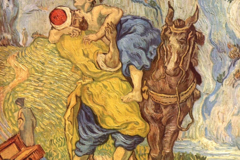 Peinture « Le Bon Samaritain » par Vincent van Gogh (1890) Rijksmuseum Kröller-Müller, Otterlo