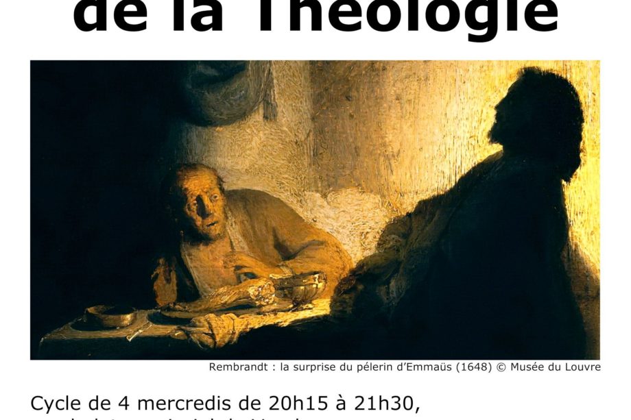 vignette du cycle de théologie 2024, avec un extrait d'un tableau de Rembrandt.